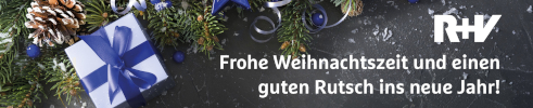 Die R+V Versicherung wünscht frohe Weihnachten! (... und Klick!)