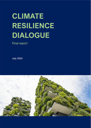 Climate Resilience Dialogue Report (Cover; Quelle: EU-Kommission)