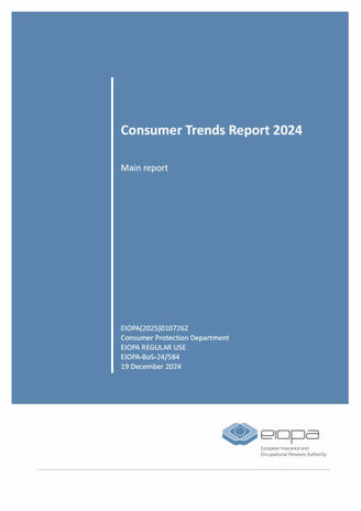 Consumer Trends Report 2024 (Cover; Quelle: Eiopa)