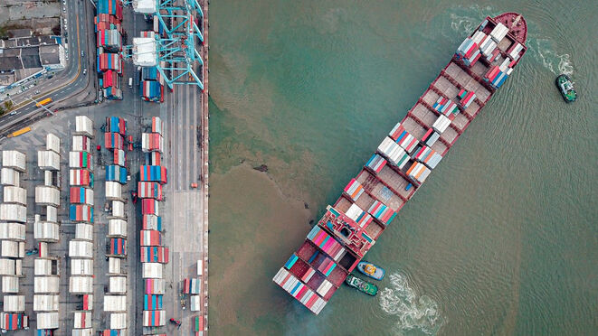 Hafen, Schiff, Container (Bild: Alexandre Goncalves da Rocha auf Pixabay)