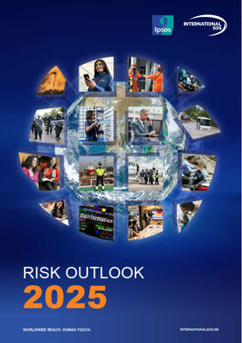 Risk Outlook 2025 (Cover; Quelle: International SOS)