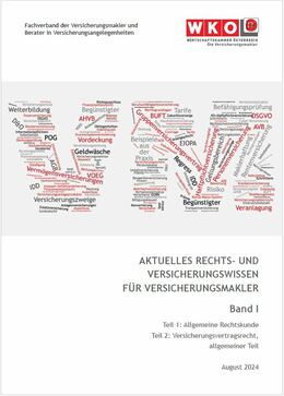 Das neue Skriptum des Fachverbandes (Cover; Quelle: FV Versicherungsmakler)