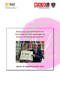 RSS-Jahresbericht 2024 (Cover; Quelle: Fachverband Versicherungsmakler)